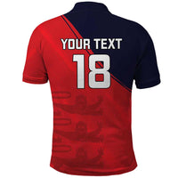 Custom Bailiwick of Jersey Cricket Polo Shirt Jer Lions Champion Red Version - Wonder Print Shop