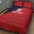 Custom Bailiwick of Jersey Cricket Quilt Bed Set Jer Lions Champion Red Version - Wonder Print Shop