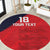 Custom Bailiwick of Jersey Cricket Round Carpet Jer Lions Champion Red Version - Wonder Print Shop