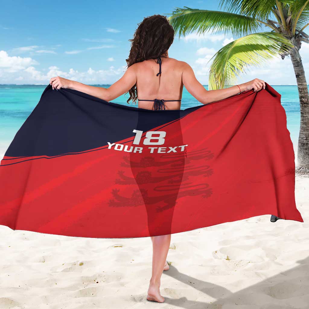 Custom Bailiwick of Jersey Cricket Sarong Jer Lions Champion Red Version - Wonder Print Shop