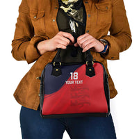 Custom Bailiwick of Jersey Cricket Shoulder Handbag Jer Lions Champion Red Version - Wonder Print Shop