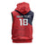 Custom Bailiwick of Jersey Cricket Sleeveless Hoodie Jer Lions Champion Red Version - Wonder Print Shop