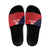 Custom Bailiwick of Jersey Cricket Slide Sandals Jer Lions Champion Red Version - Wonder Print Shop