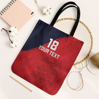 Custom Bailiwick of Jersey Cricket Tote Bag Jer Lions Champion Red Version - Wonder Print Shop