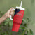 Custom Bailiwick of Jersey Cricket Tumbler With Handle Jer Lions Champion Red Version - Wonder Print Shop