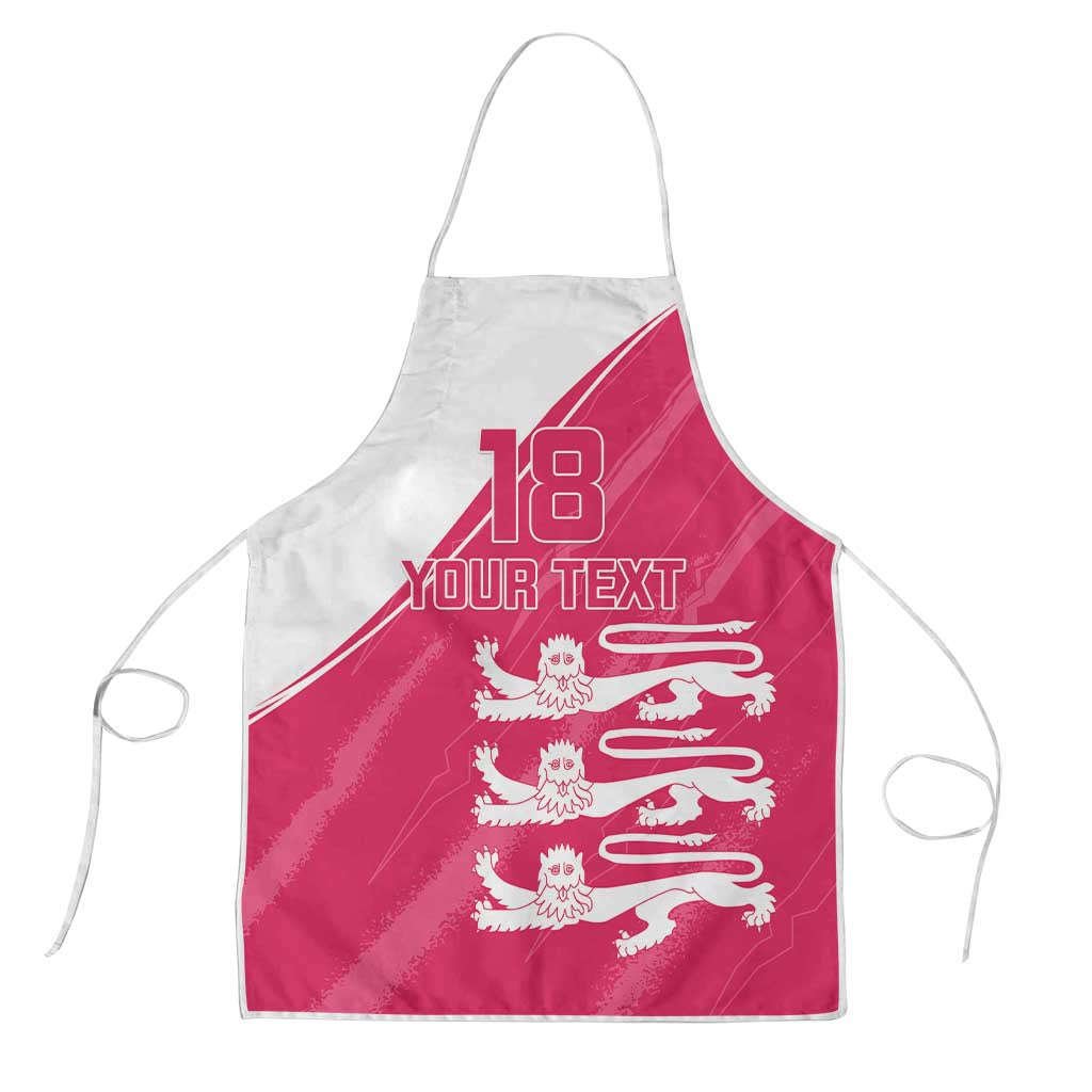 Custom Bailiwick of Jersey Cricket Apron Jer Lions Champion Pink Version - Wonder Print Shop