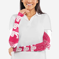 Custom Bailiwick of Jersey Cricket Arm Sleeves Jer Lions Champion Pink Version - Wonder Print Shop
