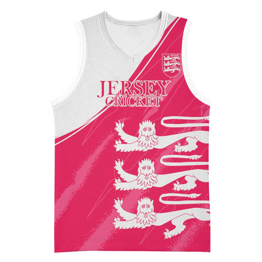 Custom Bailiwick of Jersey Cricket Basketball Jersey Jer Lions Champion Pink Version - Wonder Print Shop