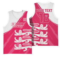 Custom Bailiwick of Jersey Cricket Basketball Jersey Jer Lions Champion Pink Version - Wonder Print Shop