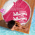 Custom Bailiwick of Jersey Cricket Beach Blanket Jer Lions Champion Pink Version - Wonder Print Shop