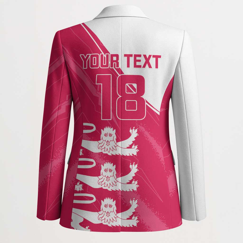 Custom Bailiwick of Jersey Cricket Blazer Jer Lions Champion Pink Version - Wonder Print Shop