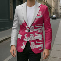 Custom Bailiwick of Jersey Cricket Blazer Jer Lions Champion Pink Version - Wonder Print Shop