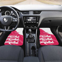 Custom Bailiwick of Jersey Cricket Car Mats Jer Lions Champion Pink Version - Wonder Print Shop