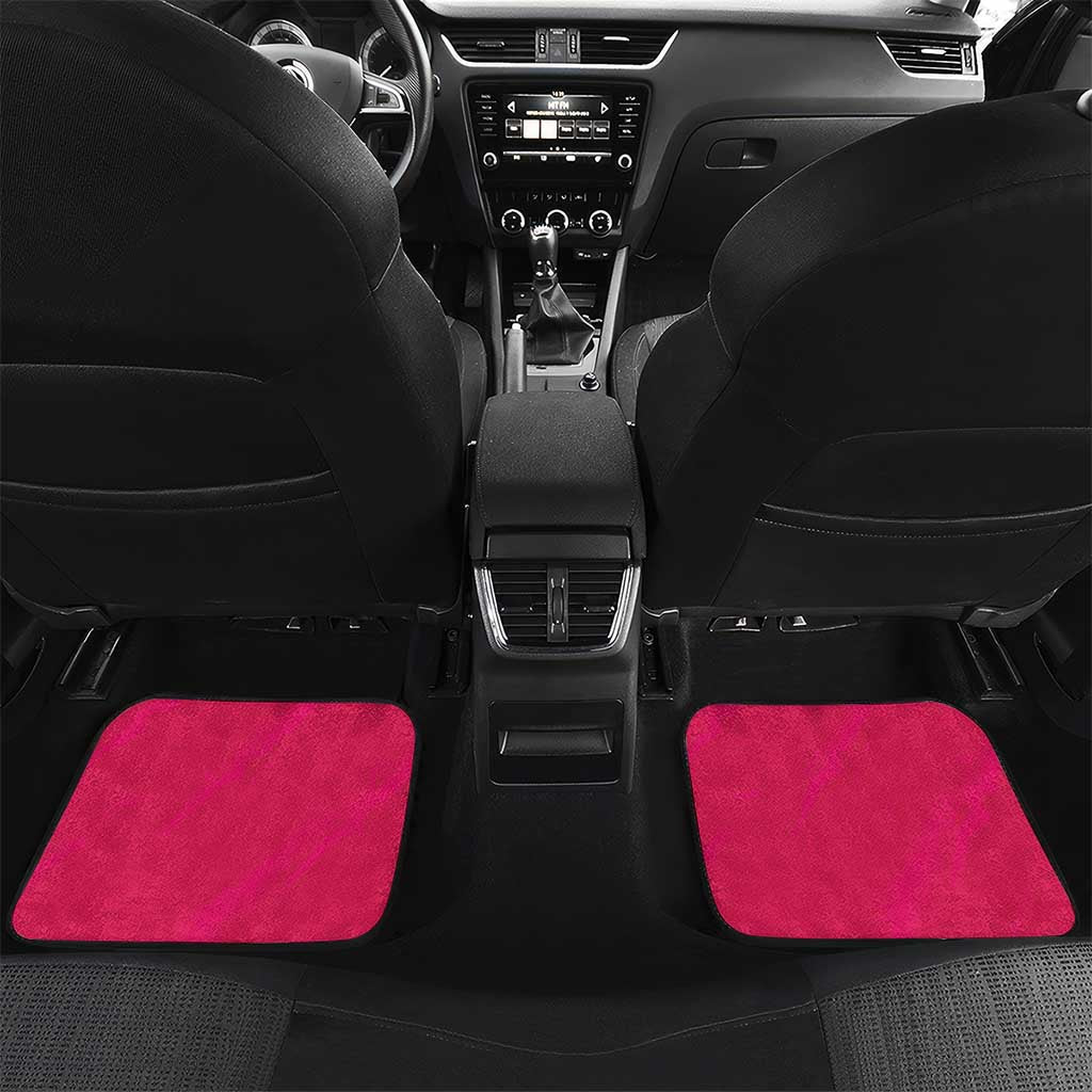 Custom Bailiwick of Jersey Cricket Car Mats Jer Lions Champion Pink Version - Wonder Print Shop