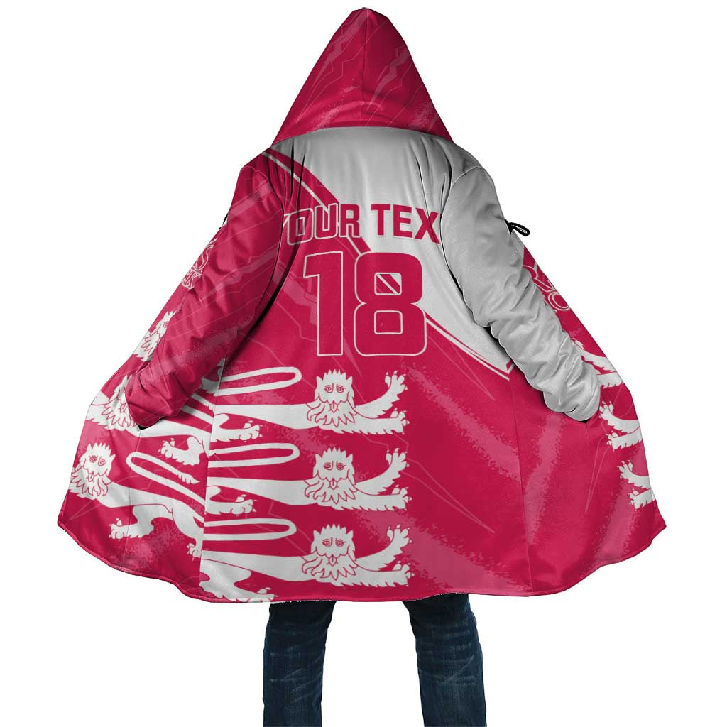 Custom Bailiwick of Jersey Cricket Cloak Jer Lions Champion Pink Version - Wonder Print Shop
