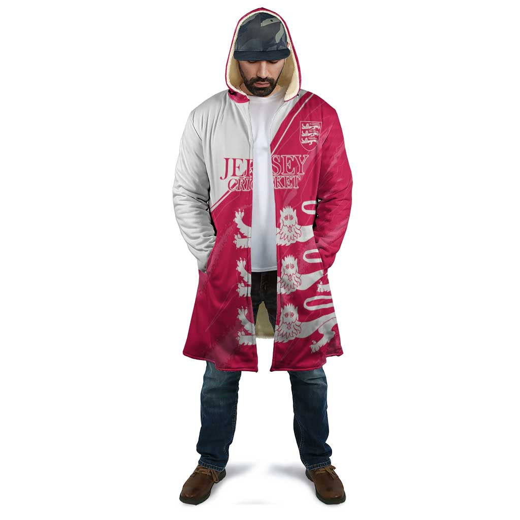 Custom Bailiwick of Jersey Cricket Cloak Jer Lions Champion Pink Version - Wonder Print Shop