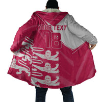 Custom Bailiwick of Jersey Cricket Cloak Jer Lions Champion Pink Version - Wonder Print Shop