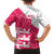 Custom Bailiwick of Jersey Cricket Family Matching Off The Shoulder Long Sleeve Dress and Hawaiian Shirt Jer Lions Champion Pink Version - Wonder Print Shop