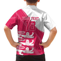 Custom Bailiwick of Jersey Cricket Hawaiian Shirt Jer Lions Champion Pink Version - Wonder Print Shop
