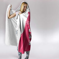 Custom Bailiwick of Jersey Cricket Hooded Blanket Jer Lions Champion Pink Version - Wonder Print Shop
