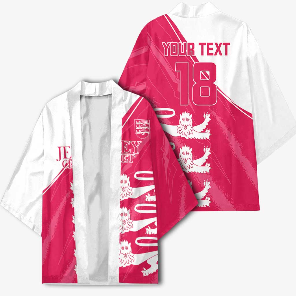 Custom Bailiwick of Jersey Cricket Kimono Jer Lions Champion Pink Version - Wonder Print Shop