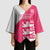 Custom Bailiwick of Jersey Cricket Kimono Sleeve Blouse Jer Lions Champion Pink Version - Wonder Print Shop