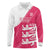 Custom Bailiwick of Jersey Cricket Long Sleeve Polo Shirt Jer Lions Champion Pink Version - Wonder Print Shop