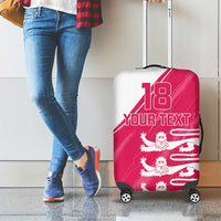 Custom Bailiwick of Jersey Cricket Luggage Cover Jer Lions Champion Pink Version - Wonder Print Shop
