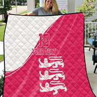 Custom Bailiwick of Jersey Cricket Quilt Jer Lions Champion Pink Version - Wonder Print Shop