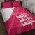 Custom Bailiwick of Jersey Cricket Quilt Bed Set Jer Lions Champion Pink Version - Wonder Print Shop