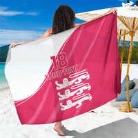 Custom Bailiwick of Jersey Cricket Sarong Jer Lions Champion Pink Version - Wonder Print Shop