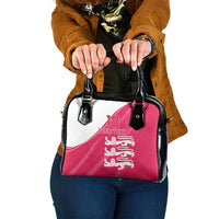 Custom Bailiwick of Jersey Cricket Shoulder Handbag Jer Lions Champion Pink Version - Wonder Print Shop