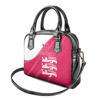 Custom Bailiwick of Jersey Cricket Shoulder Handbag Jer Lions Champion Pink Version - Wonder Print Shop