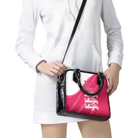 Custom Bailiwick of Jersey Cricket Shoulder Handbag Jer Lions Champion Pink Version - Wonder Print Shop
