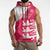Custom Bailiwick of Jersey Cricket Sleeveless Zip Hoodie Jer Lions Champion Pink Version - Wonder Print Shop