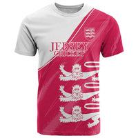 Custom Bailiwick of Jersey Cricket T Shirt Jer Lions Champion Pink Version - Wonder Print Shop