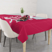 Custom Bailiwick of Jersey Cricket Tablecloth Jer Lions Champion Pink Version - Wonder Print Shop