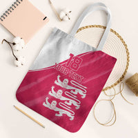 Custom Bailiwick of Jersey Cricket Tote Bag Jer Lions Champion Pink Version - Wonder Print Shop