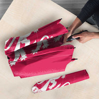 Custom Bailiwick of Jersey Cricket Umbrella Jer Lions Champion Pink Version - Wonder Print Shop