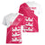 Custom Bailiwick of Jersey Cricket Women V-Neck T-Shirt Jer Lions Champion Pink Version - Wonder Print Shop