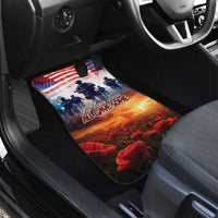 USA Veterans Day Car Mats All Gave Some With Poppy Patterns - Wonder Print Shop