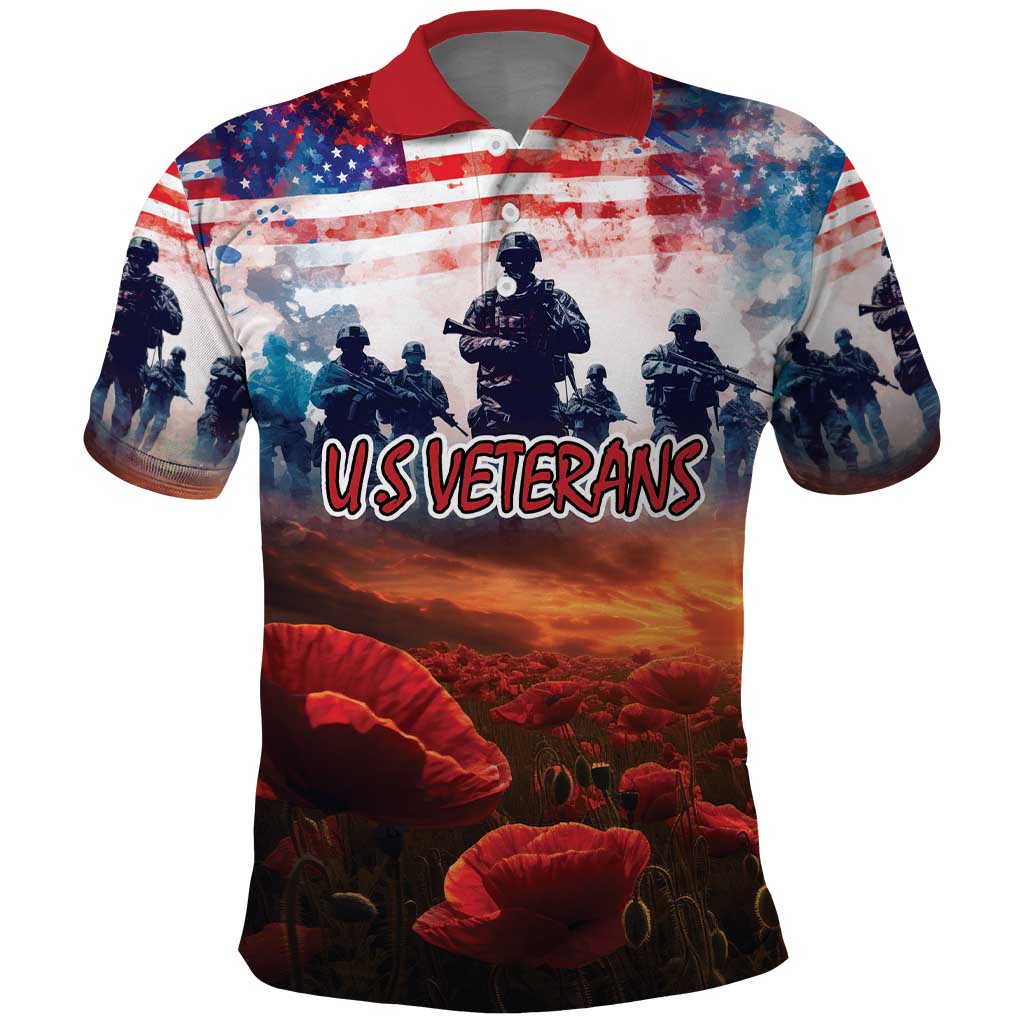 USA Veterans Day Polo Shirt All Gave Some With Poppy Patterns - Wonder Print Shop
