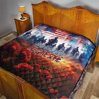 USA Veterans Day Quilt All Gave Some With Poppy Patterns - Wonder Print Shop