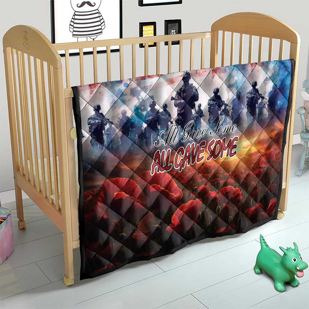 USA Veterans Day Quilt All Gave Some With Poppy Patterns - Wonder Print Shop