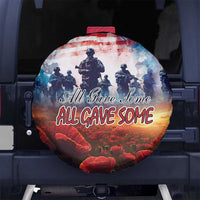 USA Veterans Day Spare Tire Cover All Gave Some With Poppy Patterns - Wonder Print Shop
