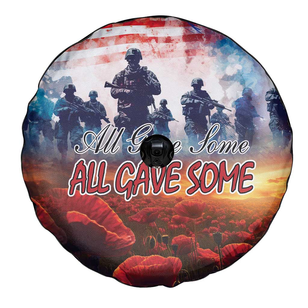 USA Veterans Day Spare Tire Cover All Gave Some With Poppy Patterns - Wonder Print Shop