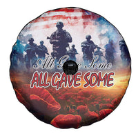 USA Veterans Day Spare Tire Cover All Gave Some With Poppy Patterns - Wonder Print Shop