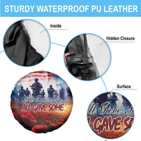 USA Veterans Day Spare Tire Cover All Gave Some With Poppy Patterns - Wonder Print Shop