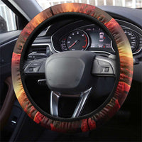 USA Veterans Day Steering Wheel Cover All Gave Some With Poppy Patterns - Wonder Print Shop