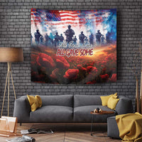 USA Veterans Day Tapestry All Gave Some With Poppy Patterns - Wonder Print Shop